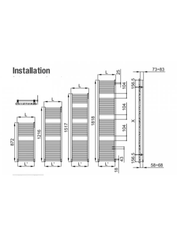 QUADRE - Sèche Serviette - IRSAP - schema_quadr__irsap_1