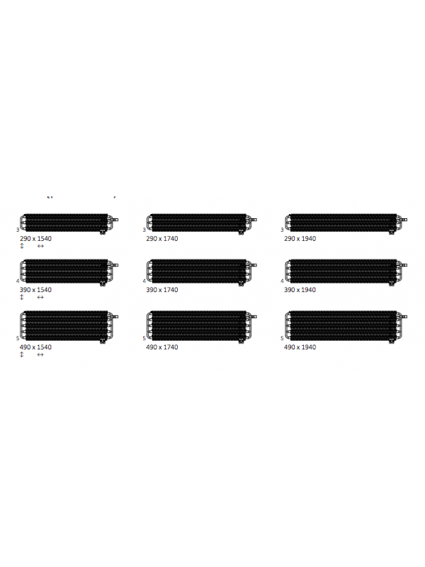 RIBBON Horizontal - Mural - TERMA - schema_radiateur_chauffage_central_horizontal_ribbon_terma_3