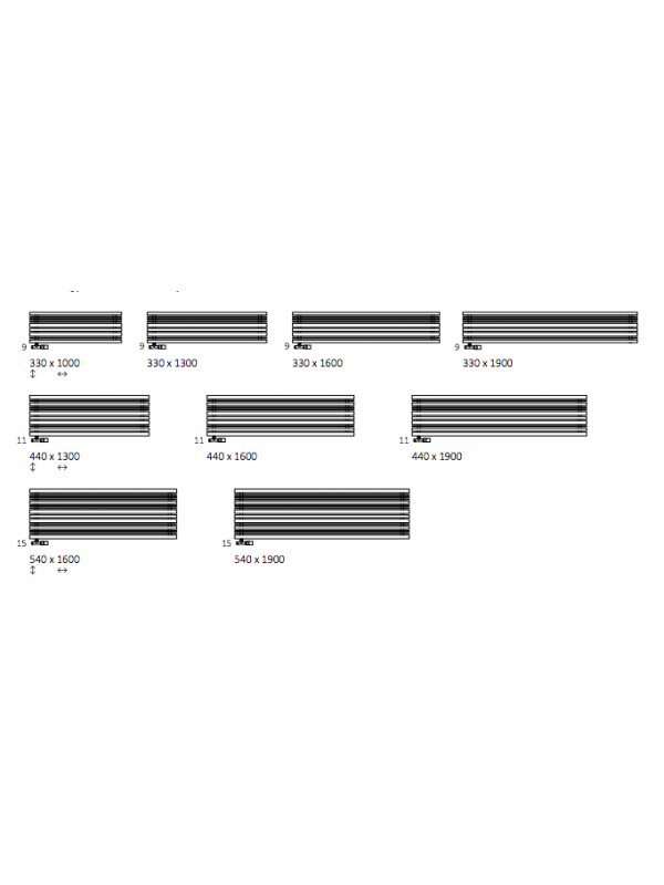 SHERWOOD Horizontal - TERMA - schema_radiateur_chauffage_central_horizontal_sherwood_terma_1