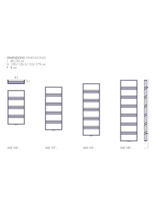 SECHE-SERVIETTES ALIS  ELECTRIQUE - schema_radiateur_seche_serviettes_alis_brem