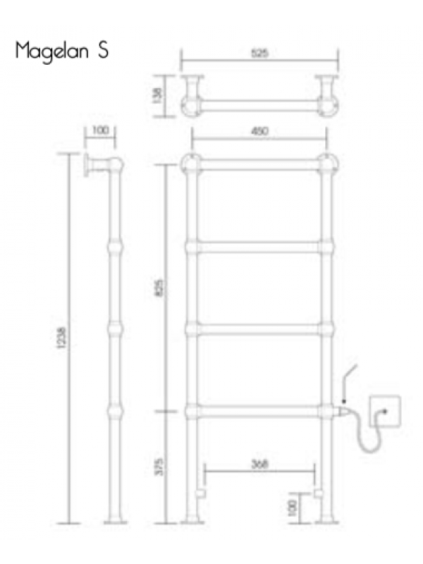 RADIATEUR  SECHE-SERVIETTES MAGELAN CINIER - schema_seche-serviettes_magelan_s_cinier
