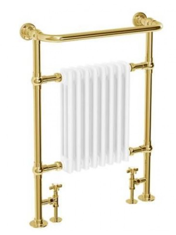 PLAIN TOWEL- TERMA - seche_serviette_fonte_terma_plain_towel_blanc_dor_