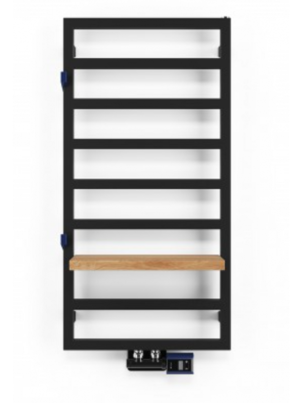 GRID - Sèche Serviette TERMA - seche_serviette_grid_de_terma_avec_etagere