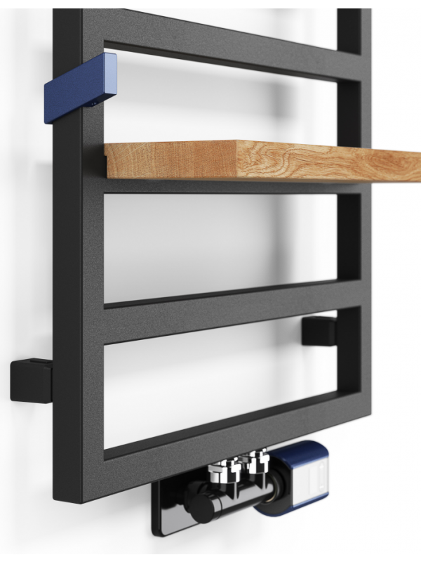 GRID - Sèche Serviette TERMA - seche_serviette_grid_de_terma_avec_etagere_2