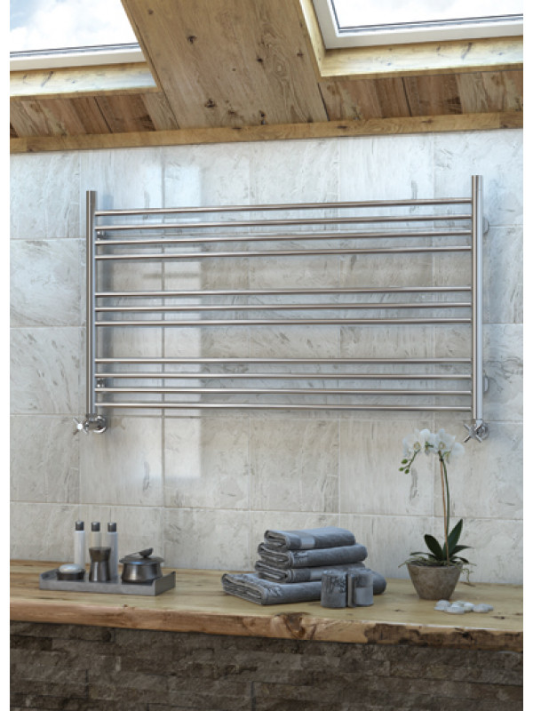 SUNERZHA BOHEMIA L 638 X 1150 574W - seche_serviettes_bohemia_l_acier_inoxydable_poli_sunerzha