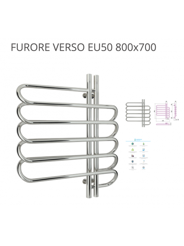 FURORE VERSO EU50 - SUNERZHA  - seche_serviettes_furore_verso_eu50_800x700