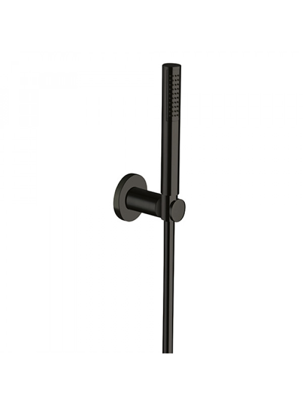 SET DE DOUCHE Type Industriel CHROME NOIR  - set_de_douche_type_industriel_chrome_noir_pd64272