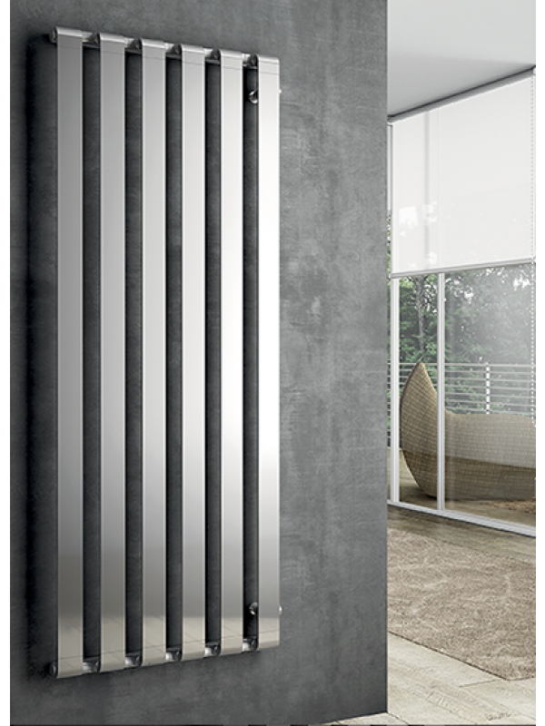 STEP CHROME - NOIR CHROME - VERTICAL - Chauffage central - IRSAP - step_chrome_vertical_radiateur_irsap_1
