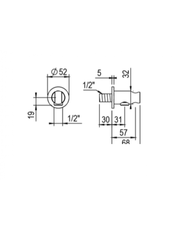 SUPPORT DOUCHETTE AVEC ALIMENTATION EQUINOX316 HORUS 81035 - support_douchette_horus_equinox_81035_sch_ma