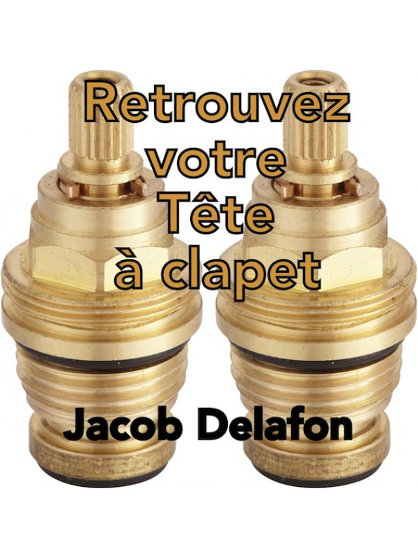 Paire de tete a clapet Melangeur - JACOB DELAFON - t_te___clapet_robinetterie