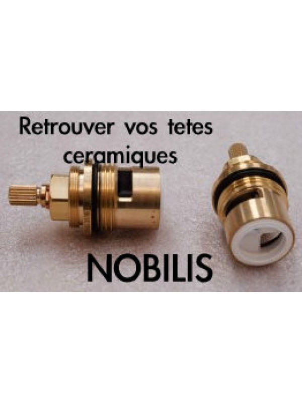 Paire de têtes Céramiques Mélangeur NOBILIS - t_te_c_ramiques_nobilis