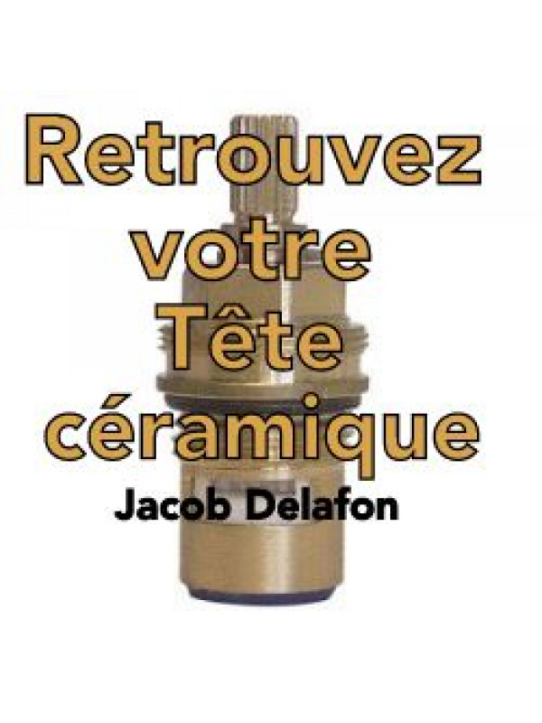 Paire de tetes ceramiques Melangeur - JACOB DELAFON - t_te_ceramique_robinetterie_jacob_delafon_r29908681_4