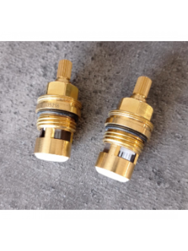 Paire de tete ceramique - Lavabo MONTMARTRE - HORUS  - tete_ceramique_92.010_horus_quart_de_tour_demi_pouce_3