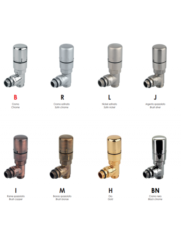 Kit Vanne Corner pour Radiateur et Sèche Serviettes - POLETTI - tete_thermostatique_chrome_poletti_fintion_3_1