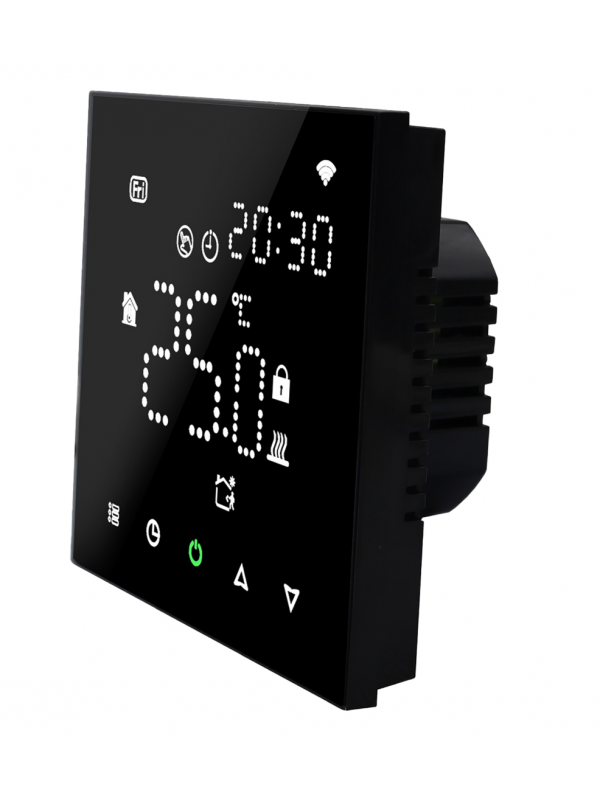 Thermostat Connecté WIFI   - CC741 - thermostat_wifi_programmable_noir