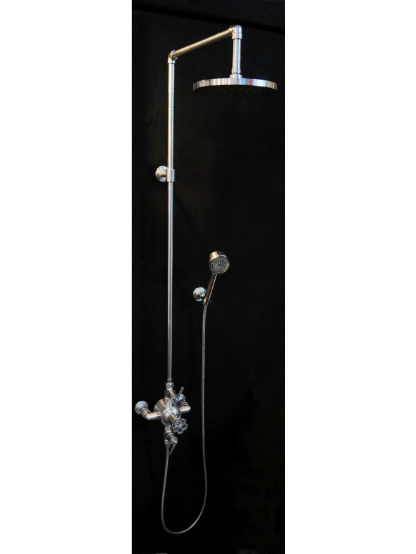 INDUSTRY - Mélangeur douche colonne et douchette thermostatique - MARGOT - thermostatique_de_douche_avec_colonne_et_douchette_2