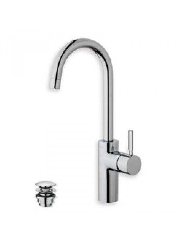 MITIGEUR LAVABO TRIVERDE BEC HAUT 314 MM MOBILE - tv22651