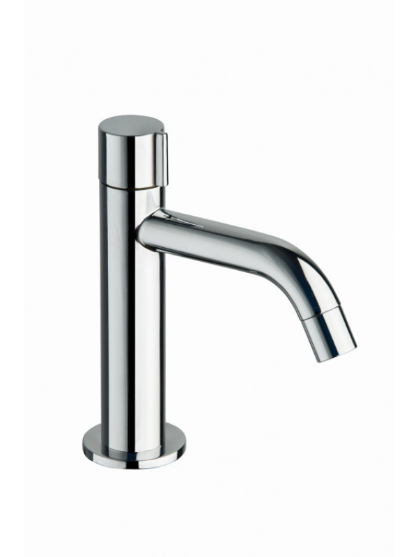 ROBINET LAVE MAINS CHROME TRIVERDE BEC BAS MONOFLUIDE  - tv24151