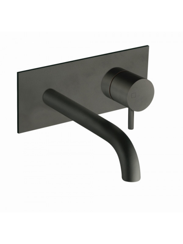 MITIGEUR LAVABO NOIR MAT 180 mm TRIVERDE  - tv27613