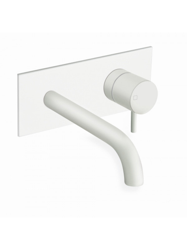 MITIGEUR BLANC MAT LAVABO MURAL 225 mm TRIVERDE  - tv27624