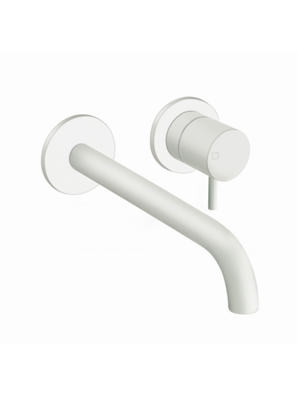 MITIGEUR BLANC MAT LAVABO MURAL 225 mm TRIVERDE  - tv27924