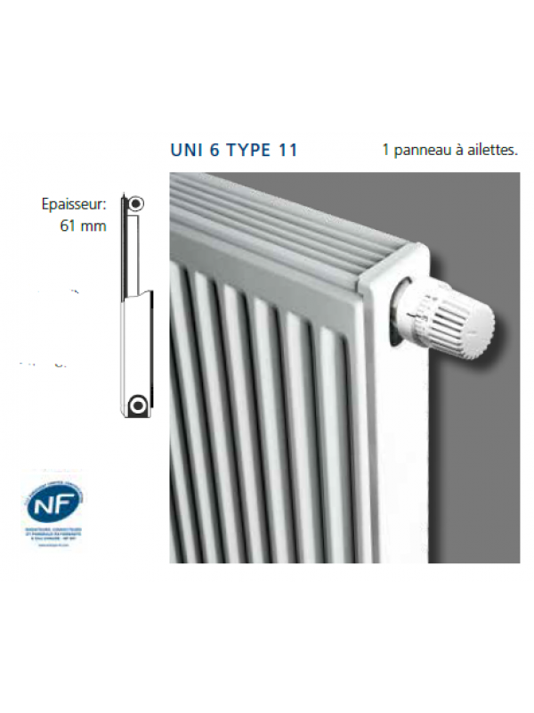 UNI 6 - Radiateur - BRUGMAN - uni_6_typ11