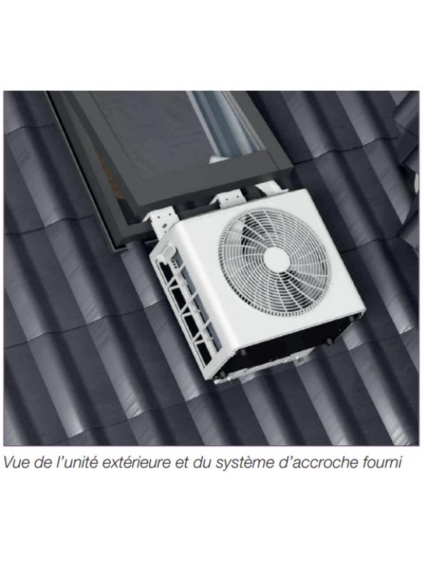 Climatiseur ChillBreeze  split mobile réversible -  AXELAIR - unit_exterieur_chillbreeze