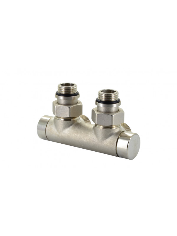 Vanne d'isolement en H MM Equerre 1/2 M 3/4 M Nickelé - v481q_vanne_isolement_radiateur_poletti