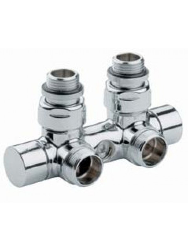 Vanne d'isolement en H MM 1/2" 3/4" Chrome - v484_1_5