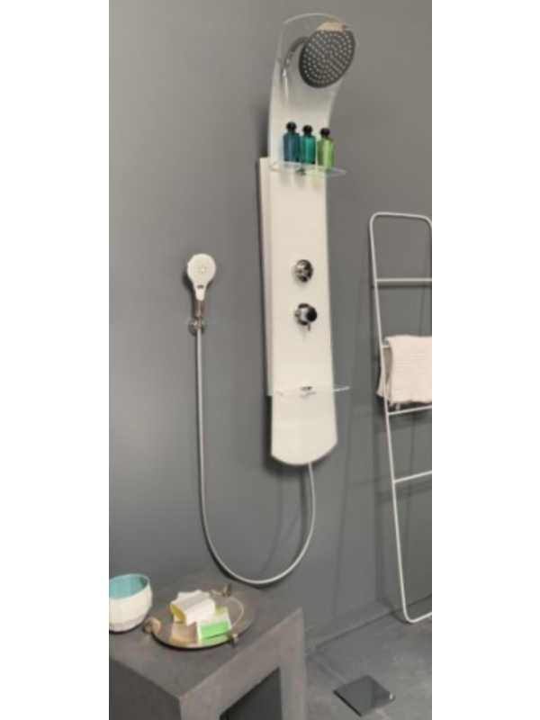 NAUTILUS - Colonne de Douche thermostatique - VALENTIN - valentin_colonne_douche_nautilus_verre_thermostatique_photo_1