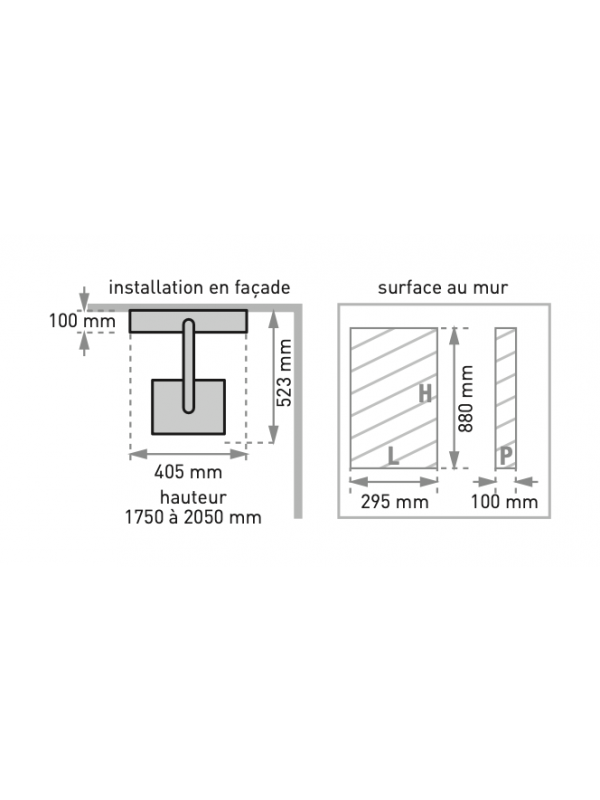 BATI'DOUCHE mini à carreler - VALENTIN - valentin_douche_a_carreler_bati_douche_mini_schema