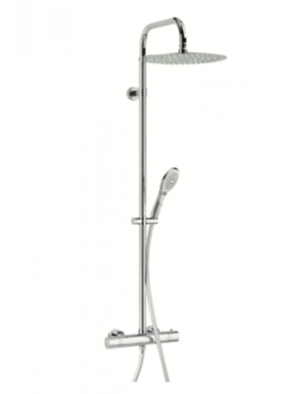 OPIUM - Colonne de douche thermostatique ronde - ELLE & LUI - VALENTIN  - valentin_opium_colonne_de_douche_pomme400