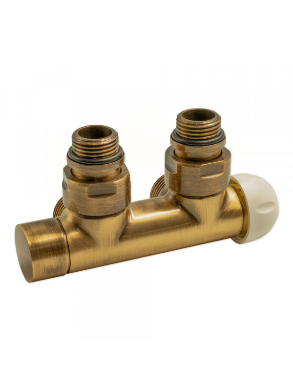 Kit Vanne en H pour Radiateur - POLETTI - vanne_en_h_bronze_bross_poletti