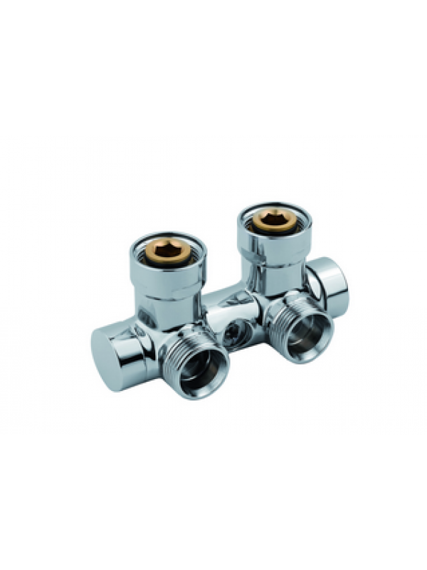 Vanne d'isolement en H Equerre F 3/4" M 3/4" - vanne_h_equerre_bitube_monotube_radiateur_2