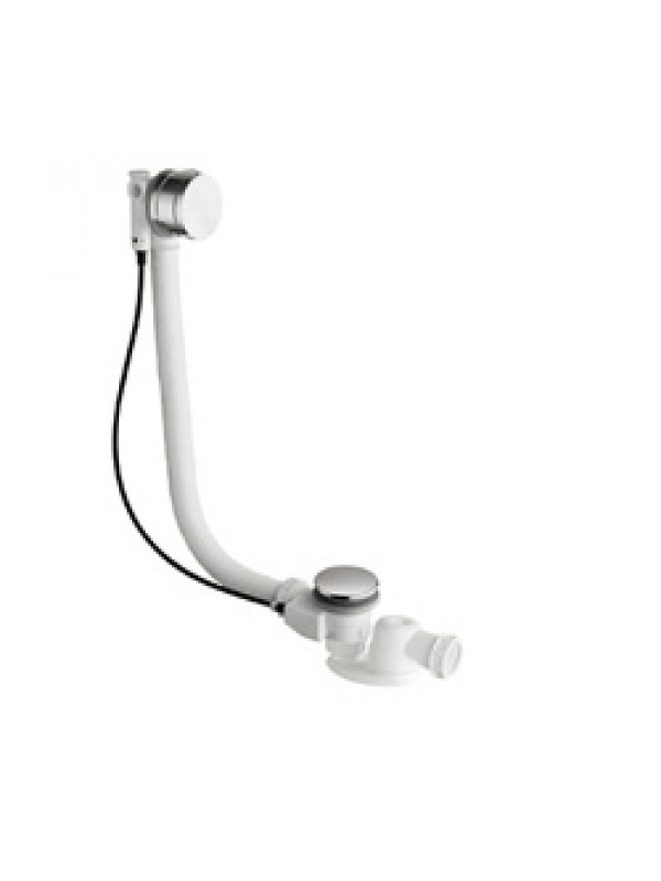 VIDAGE REMPLISSAGE BAIGNOIRE PAR TROP PLEIN 57CM CHROME - ve65751