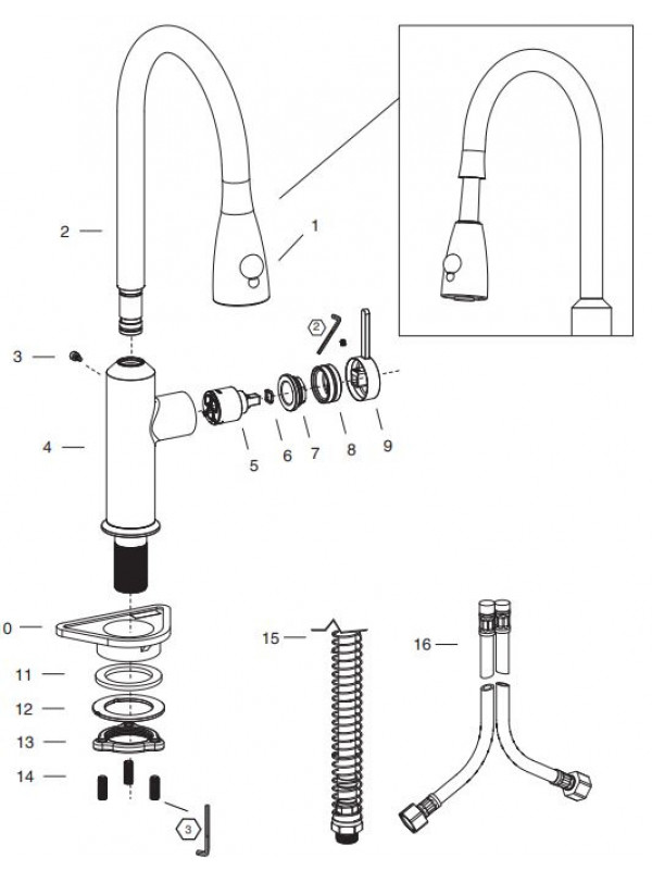 Pièces détachées pour ALTO - ONDYNA - vue_clat_e_robinet_alto_ondyna
