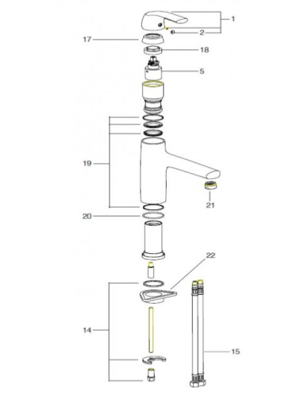 Pièces détachées pour NATEO 76251 - JACOB DELAFON - vue_eclat_e_nateo_e76251_jacob_delafon