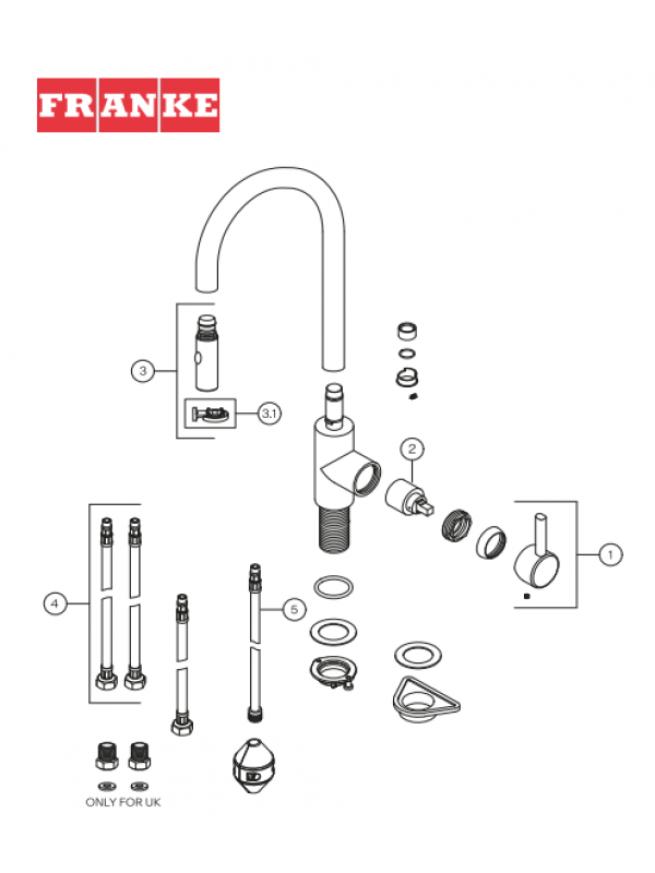 Piéces détachées EOS NEO DOUCHETTE - FRANKE - vue_eclat_erobinet_franke_eos_neo_douchette_115.0590.045