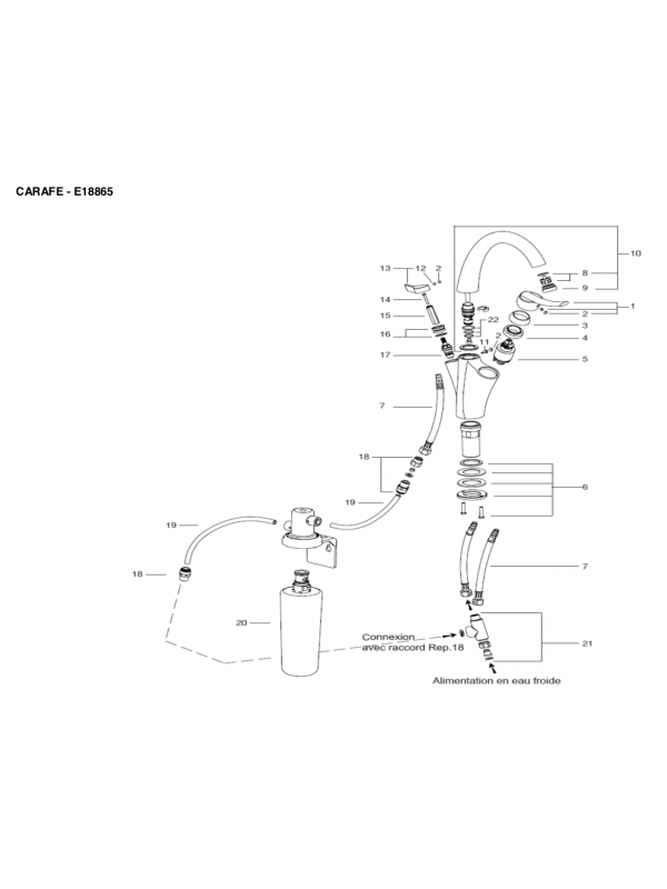 Tete ceramique 3/8 1/4T CARAFE - JACOB DELAFON - vue_eclate_e_robinet_carafe_jacob_delafon_piece_detachee_4