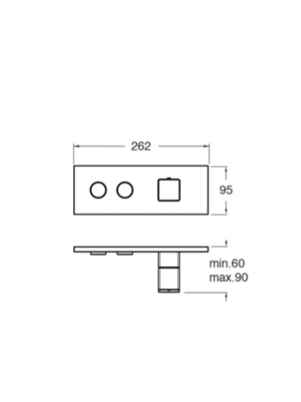 Thermostatique encastré QUADRI THERMO TWIST - xq71251-thermostatique_quadri_ondyna_cyberconfort_sch_ma