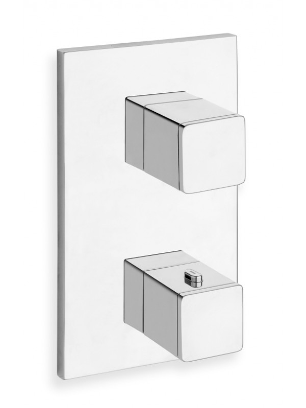 PACK ENCASTRE QUADRI CASCADE DOUCHE THERMOSTATIQUE 3 SORTIES  - xq85351