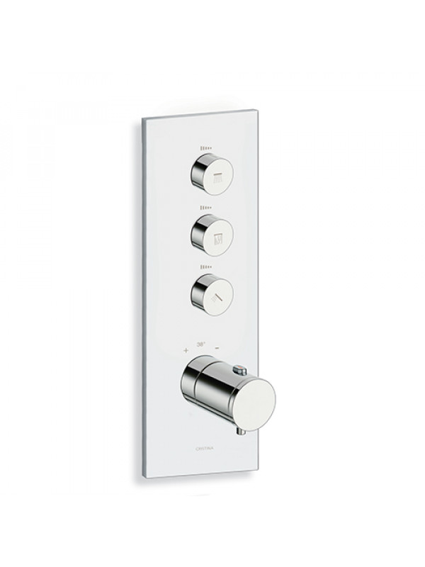 FAÇADE TRIVERDE THERMO TWIST 2 OU 3 VOIES - xt72351-thermostatique_3_sorties_ondyna_cyberconfort_3