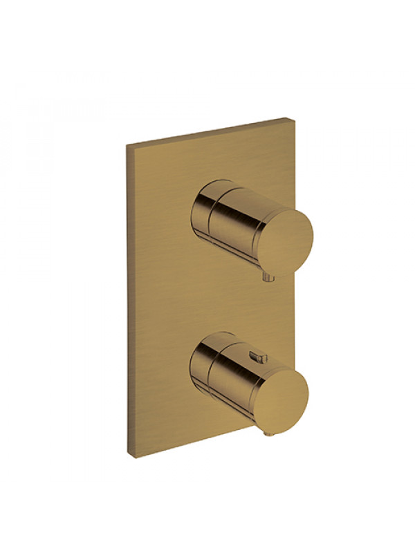 FAÇADE 2 SORTIES VIEUX BRONZE THERMOSTATIQUE  TRIVERDE   - xt85292