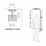 DOME DE PLUIE TOUAREG COLONNE THERMOSTATIQUE DE DOUCHE ST
