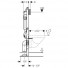 Bâti-support DUOFIX SIGMA, Aspiration et filtration odeurs pour WC