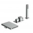 QUADRI MITIGEUR BAIN DOUCHE BEC CASCADE SUR GORGE