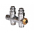Kit robinetterie Acova radiateur entraxe 50 mm