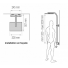 ELLE & LUI TOUAREG COLONNE DE DOUCHE THERMOSTATIQUE AVEC TABLETTES