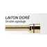 FLEXIBLE LAITON  -Doré-1750 mm