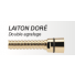 FLEXIBLE LAITON  -Doré-1500 mm